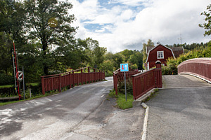 Dekorativ bild föreställande Nyängsbron.